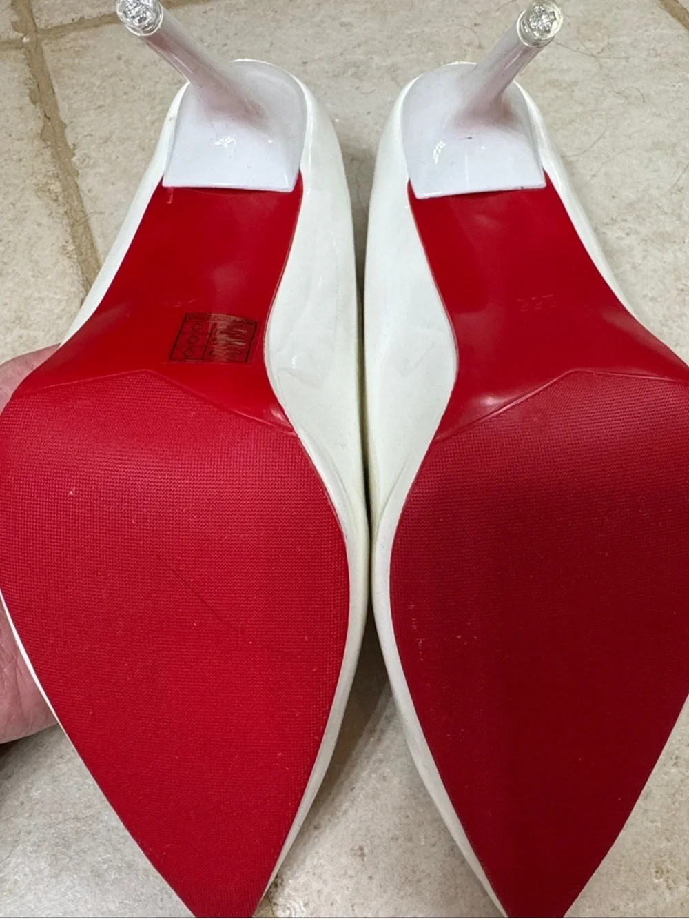 White Patent Pointed-Toe Women's Pumps